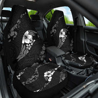 Aloha Hawaii Floral Tapa Car Seat Cover Patchwork Charcoal LT7 One Size Charcoal - Polynesian Pride