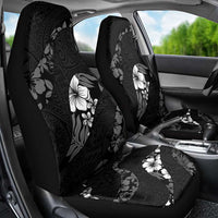 Aloha Hawaii Floral Tapa Car Seat Cover Patchwork Charcoal LT7 - Polynesian Pride