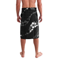 Aloha Hawaii Floral Tapa Lavalava Patchwork Charcoal LT7 - Polynesian Pride
