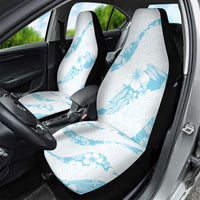 Aloha Hawaii Floral Tapa Car Seat Cover Patchwork Turquoise LT7 - Polynesian Pride