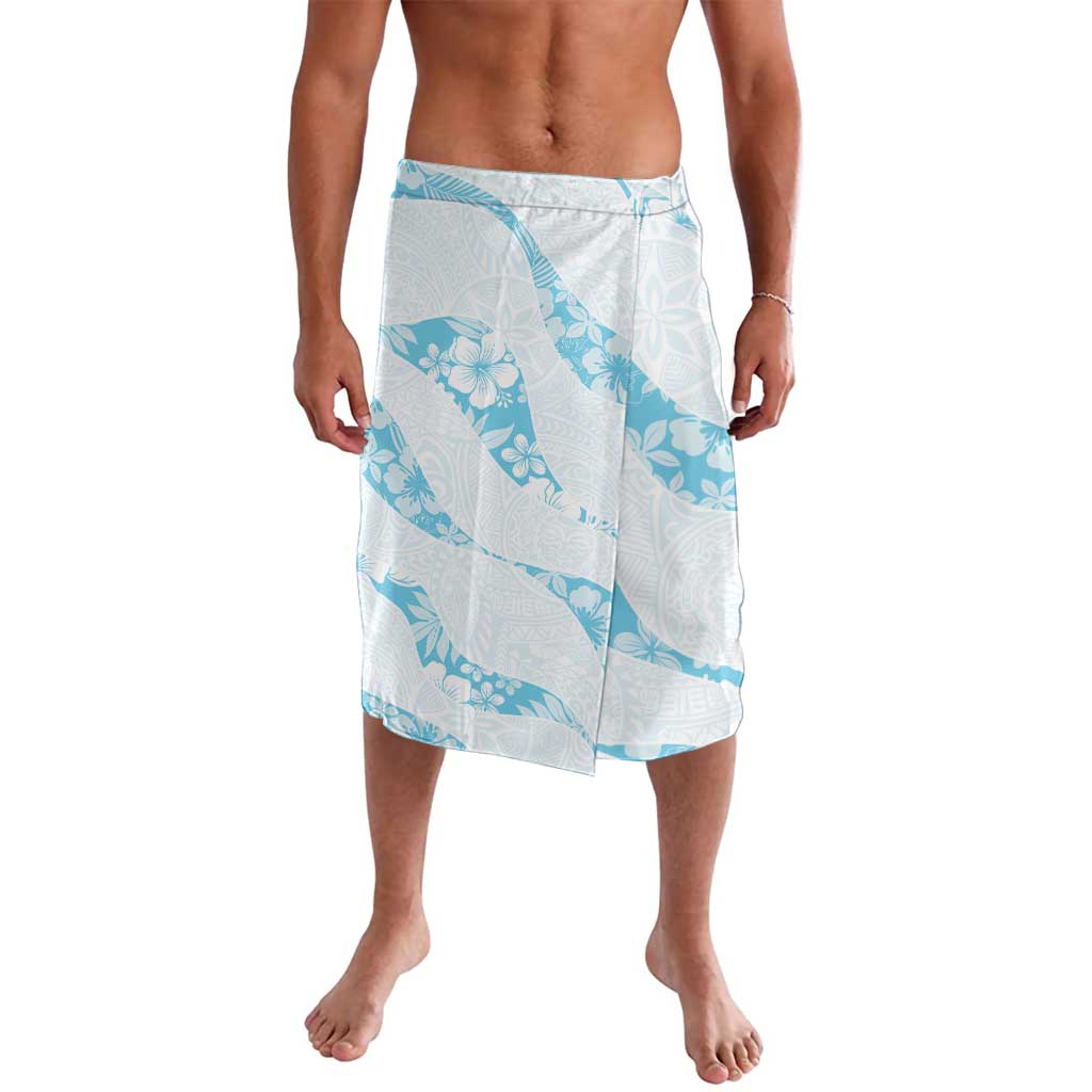 Aloha Hawaii Floral Tapa Lavalava Patchwork Turquoise LT7 Turquoise - Polynesian Pride