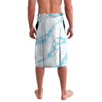 Aloha Hawaii Floral Tapa Lavalava Patchwork Turquoise LT7 - Polynesian Pride