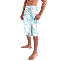 Aloha Hawaii Floral Tapa Lavalava Patchwork Turquoise LT7 - Polynesian Pride