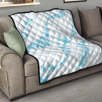 Aloha Hawaii Floral Tapa Quilt Patchwork Turquoise LT7 - Polynesian Pride