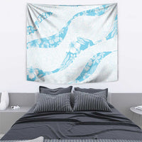 Aloha Hawaii Floral Tapa Tapestry Patchwork Turquoise LT7 - Polynesian Pride