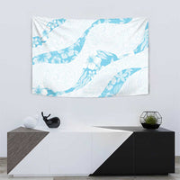 Aloha Hawaii Floral Tapa Tapestry Patchwork Turquoise LT7 - Polynesian Pride
