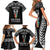 personalised-kia-kaha-te-reo-maori-family-matching-short-sleeve-bodycon-dress-and-hawaiian-shirt-hei-tiki-mix-koru-black