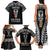 personalised-kia-kaha-te-reo-maori-family-matching-tank-maxi-dress-and-hawaiian-shirt-hei-tiki-mix-koru-black