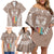 personalised-kia-kaha-te-reo-maori-family-matching-off-shoulder-short-dress-and-hawaiian-shirt-hei-tiki-mix-koru-brown