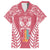 personalised-kia-kaha-te-reo-maori-family-matching-long-sleeve-bodycon-dress-and-hawaiian-shirt-hei-tiki-mix-koru-pink