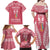 personalised-kia-kaha-te-reo-maori-family-matching-off-shoulder-long-sleeve-dress-and-hawaiian-shirt-hei-tiki-mix-koru-pink