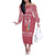 personalised-kia-kaha-te-reo-maori-family-matching-off-shoulder-long-sleeve-dress-and-hawaiian-shirt-hei-tiki-mix-koru-pink