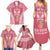 personalised-kia-kaha-te-reo-maori-family-matching-summer-maxi-dress-and-hawaiian-shirt-hei-tiki-mix-koru-pink