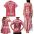 personalised-kia-kaha-te-reo-maori-family-matching-tank-maxi-dress-and-hawaiian-shirt-hei-tiki-mix-koru-pink