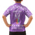 personalised-kia-kaha-te-reo-maori-family-matching-long-sleeve-bodycon-dress-and-hawaiian-shirt-hei-tiki-mix-koru-purple