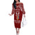 personalised-kia-kaha-te-reo-maori-family-matching-off-shoulder-long-sleeve-dress-and-hawaiian-shirt-hei-tiki-mix-koru-red