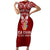 personalised-kia-kaha-te-reo-maori-family-matching-short-sleeve-bodycon-dress-and-hawaiian-shirt-hei-tiki-mix-koru-red