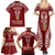 personalised-kia-kaha-te-reo-maori-family-matching-summer-maxi-dress-and-hawaiian-shirt-hei-tiki-mix-koru-red