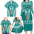 personalised-kia-kaha-te-reo-maori-family-matching-long-sleeve-bodycon-dress-and-hawaiian-shirt-hei-tiki-mix-koru-teal