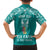 personalised-kia-kaha-te-reo-maori-family-matching-off-shoulder-long-sleeve-dress-and-hawaiian-shirt-hei-tiki-mix-koru-teal