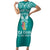 personalised-kia-kaha-te-reo-maori-family-matching-short-sleeve-bodycon-dress-and-hawaiian-shirt-hei-tiki-mix-koru-teal