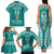 personalised-kia-kaha-te-reo-maori-family-matching-tank-maxi-dress-and-hawaiian-shirt-hei-tiki-mix-koru-teal