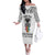 personalised-kia-kaha-te-reo-maori-family-matching-off-shoulder-long-sleeve-dress-and-hawaiian-shirt-hei-tiki-mix-koru-white