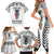 personalised-kia-kaha-te-reo-maori-family-matching-short-sleeve-bodycon-dress-and-hawaiian-shirt-hei-tiki-mix-koru-white