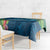 Outrigger Canoe Blue Tablecloth On The Waves