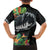 Outrigger Canoe Black Family Matching Long Sleeve Bodycon Dress and Hawaiian Shirt On The Waves