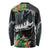 Outrigger Canoe Black Long Sleeve Shirt On The Waves