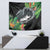 Outrigger Canoe Black Tapestry On The Waves