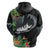 Outrigger Canoe Black Zip Hoodie On The Waves