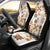 Vintage Hawaii Car Seat Cover Hawaiian Quilt Kapa Mismatch Beige LT7 - Polynesian Pride