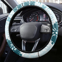 Vintage Hawaii Steering Wheel Cover Hawaiian Quilt Kapa Mismatch Teal LT7 - Polynesian Pride