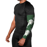 Ia Orana Tahiti Tiare Arm Sleeves Sage Green Lei LT7 - Polynesian Pride