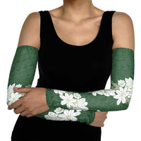 Ia Orana Tahiti Tiare Arm Sleeves Sage Green Lei LT7 - Polynesian Pride