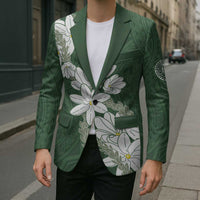 Ia Orana Tahiti Tiare Blazer Sage Green Lei LT7 - Polynesian Pride