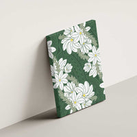 Ia Orana Tahiti Tiare Canvas Wall Art Sage Green Lei LT7 - Polynesian Pride