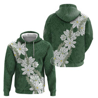 Ia Orana Tahiti Tiare Hoodie Sage Green Lei LT7 - Polynesian Pride