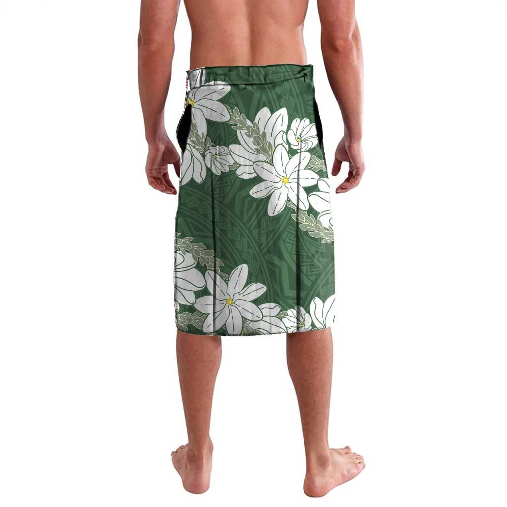 Ia Orana Tahiti Tiare Lavalava Sage Green Lei LT7 - Polynesian Pride