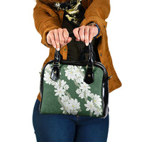 Ia Orana Tahiti Tiare Shoulder Handbag Sage Green Lei LT7 One Size Sage Green - Polynesian Pride