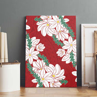 Ia Orana Tahiti Tiare Canvas Wall Art Crimson Lei LT7 - Polynesian Pride