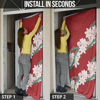 Ia Orana Tahiti Tiare Door Cover Crimson Lei LT7 - Polynesian Pride