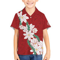 Ia Orana Tahiti Tiare Hawaiian Shirt Crimson Lei LT7 - Polynesian Pride