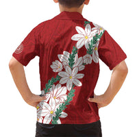 Ia Orana Tahiti Tiare Hawaiian Shirt Crimson Lei LT7 - Polynesian Pride