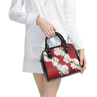 Ia Orana Tahiti Tiare Shoulder Handbag Crimson Lei LT7 - Polynesian Pride