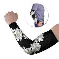 Ia Orana Tahiti Tiare Arm Sleeves Black Lei LT7 Set of 2 Black - Polynesian Pride