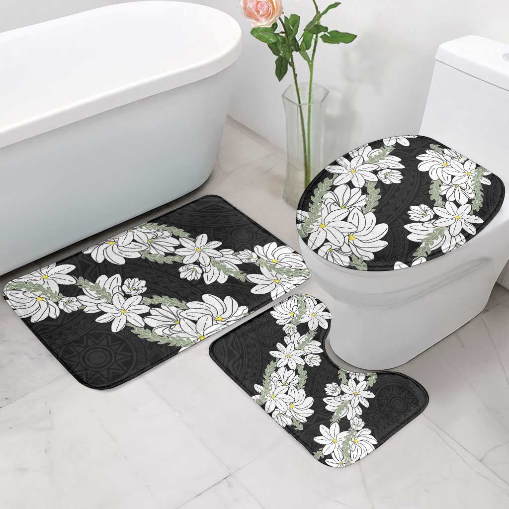 Ia Orana Tahiti Tiare Bathroom Set Black Lei LT7 - Polynesian Pride