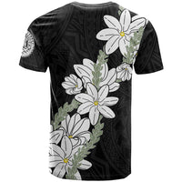 Ia Orana Tahiti Tiare T Shirt Black Lei LT7 - Polynesian Pride